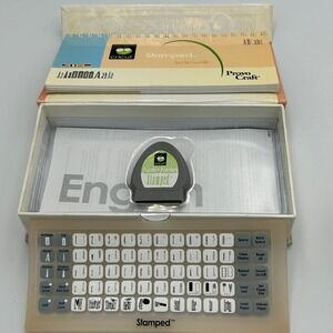 Cricut Font Cartridge "Stamped" Provo Craft for Paper Crafting Scrapbook